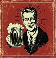 Vintage Beer Poster