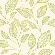 Seamless leaves background Floral pattern N2