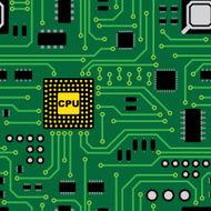 Circuit board seamless pattern N7