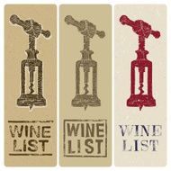 wine list slim covers