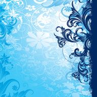 Blue Square Background N3