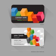 Business card abstract background N9