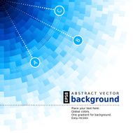 Blue squares abstract background N2