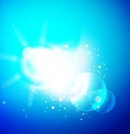 Vector blue energy background N2