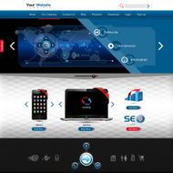 website template for product presentation N2