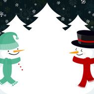 Xmas night frame