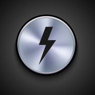 vector metal icon on gray background Eps10 N68
