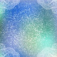 Ornamental space background N2