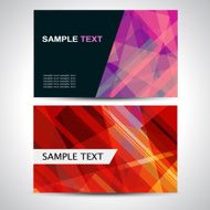 abstract pattern banner card for design N2