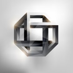 Abstract geometric form N9