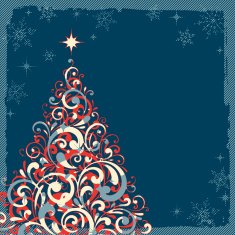 Retro Christmas Tree N3