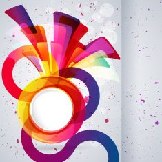 Abstract background with vector design elements N21