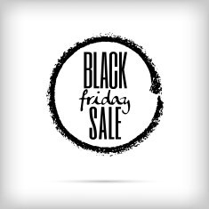 Black friday sales announcement in black charcoal frame N2