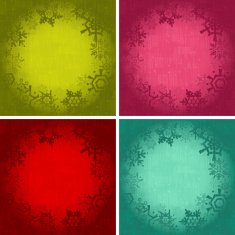 Colorful Snow frames