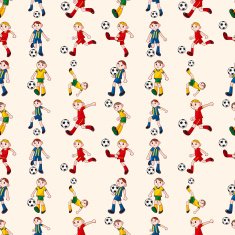 seamless soccer player pattern N2