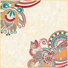 ornate floral pattern N61