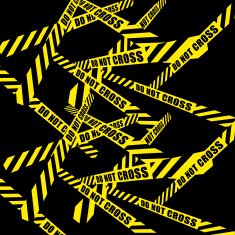 DO NOT CROSS cordon tape