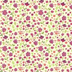 Sealmess floral pattern with tiny flowers N2