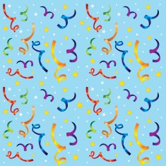 bright seamless background with confetti