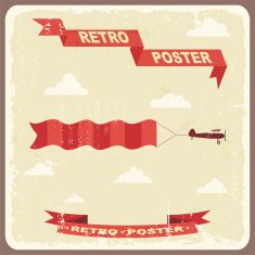 Vintage typography Background Vector