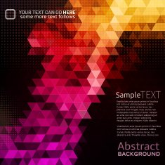 Multicolored mosaic background N162