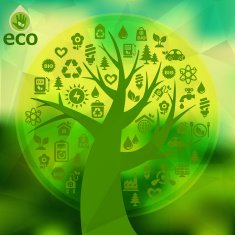 Abstract eco tree N2