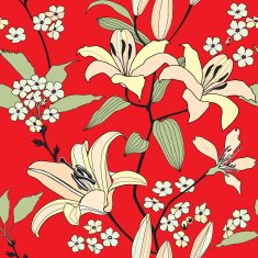 Flower Lily Seamless Texture N5