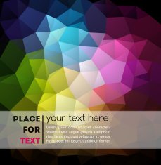 Abstract colorful geometric background N81