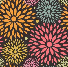 Decorative cute background with flowers N2