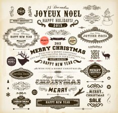 Vintage Retro Labels Icon Set N10