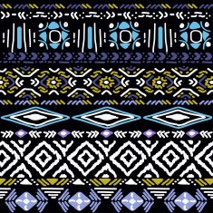 seamless pattern in aztec style N5