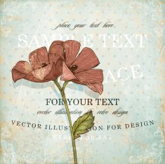 Vintage Flower Design