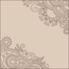 ornate floral pattern N62