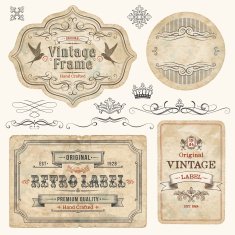 vintage labels N63