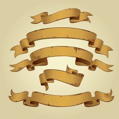 Old Banners (vector XXL jpg in ZIP folder)