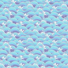 Sea wave background in the decorative style N3