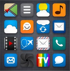 set of app icons N9