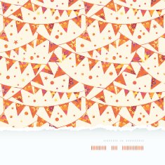 Christmas Textured Decorations Flags Horizontal Torn Seamless Pattern Background N2