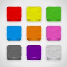3d app paper icons