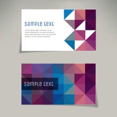 Business card abstract background N7