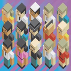 Diversity people isometric N2