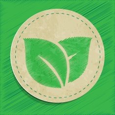 leaves sticker N2