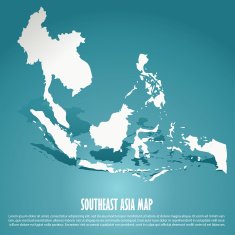 abstract southeast asia map N2