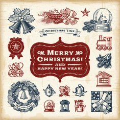 vintage christmas set N4