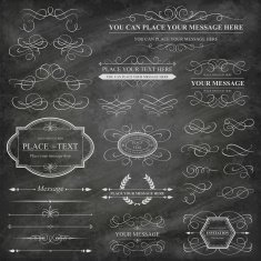 Chalkboard Design Elements N13