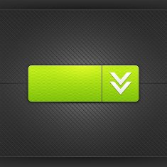 Green icon with arrow download sign web internet button