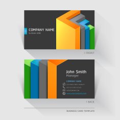 Business card abstract background N8
