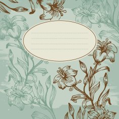 Floral background N1735