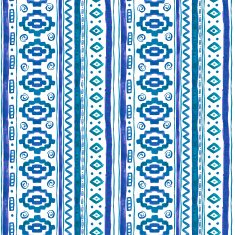 Watercolor Ethnic African Seamless Background N5