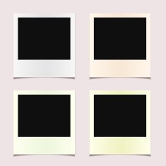 Blank photo frames